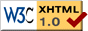 XHTML 1.0 valid!