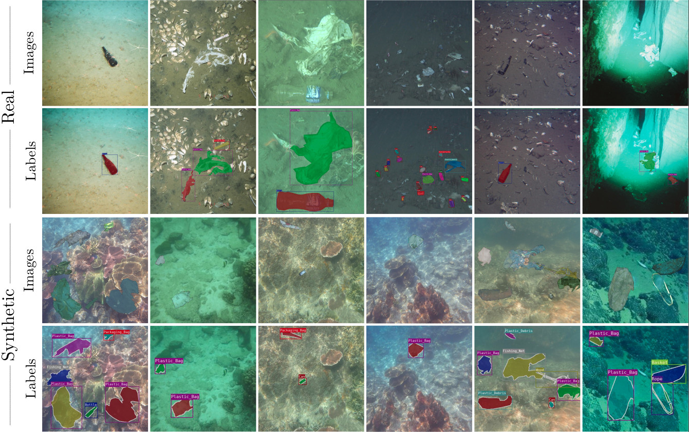 CleanSea dataset examples